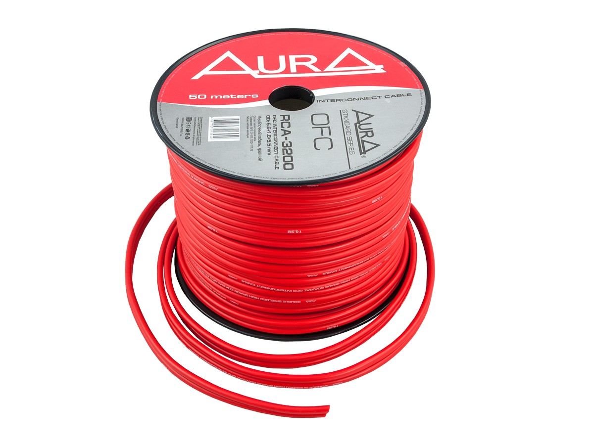 AURA RCA-3200 RED RCA 2 канала, МЕДЬ
