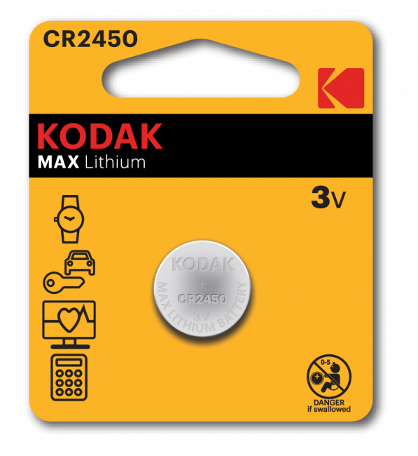 Батарея Kodak MAX Lithium CR2450