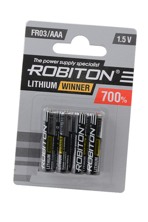 Батарея ROBITON WINNER LITHIUM AAA FR03 