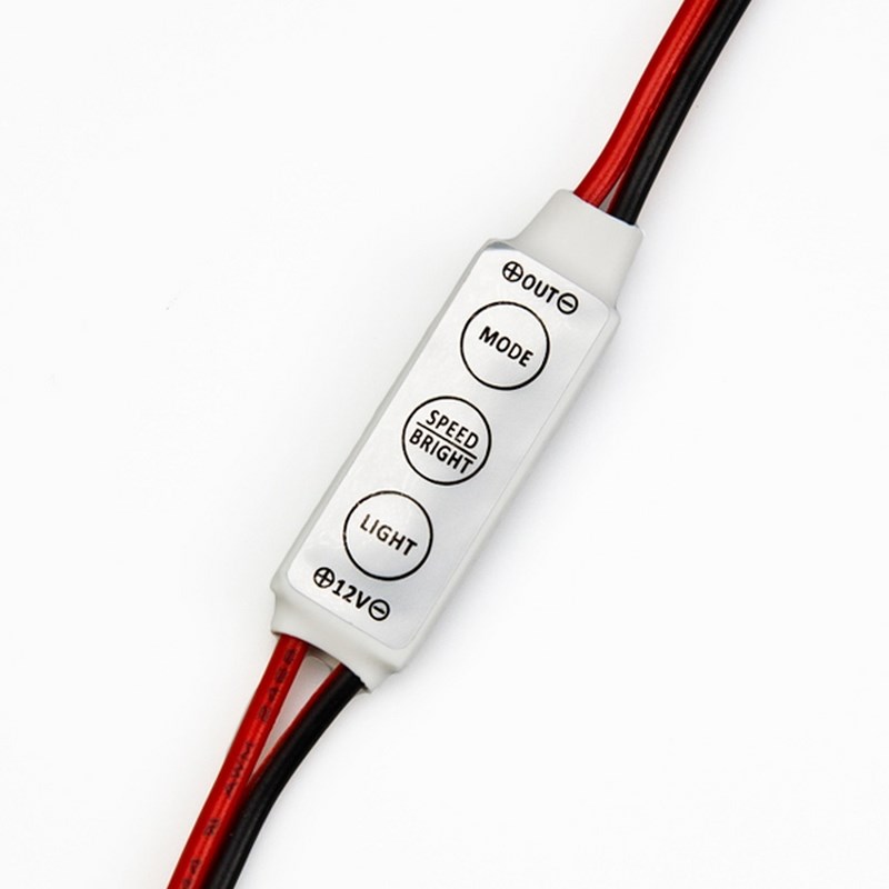 Диммер мини 12V/24V 3 кнопки 72/144W 143-105-1