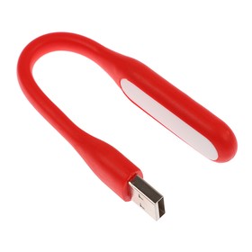 Светильник светодиодный LuazON A-05 от USB, гибкий, 5Вт, 6 диодов, красный 3916249