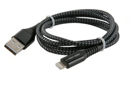 Шнур Red Line Razor USB - Lighting, черно-серый 2A 15531