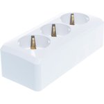Розетка 3-м ОП Blanca 16А IP20 250В с заземл.без защ. шторок с изолир. пластиной бел. SE BLNRA010311