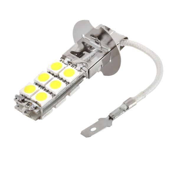 Лампа светодиодная H3 12V 12 SMD диодов 1-конт Белая SKYWAY Ближний, дальний, противотуманные