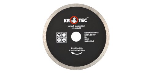Диск алмазный сплошной 125 х 22,2 мм ультратонкий ( h=1,2 ) KROTEK //5606033