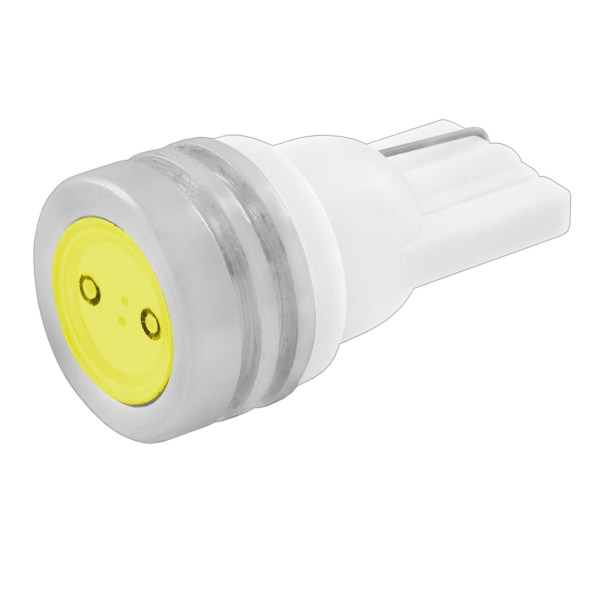 Лампа светодиодная T10 (W5W) 12V 1 SMD диод EXTRA LIGHT 1-конт радиатор Белая SKYWAY