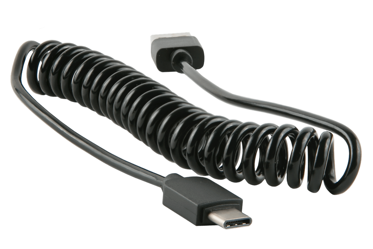 Шнур Red Line Spiral USB - Type-С, черный 2A 15710