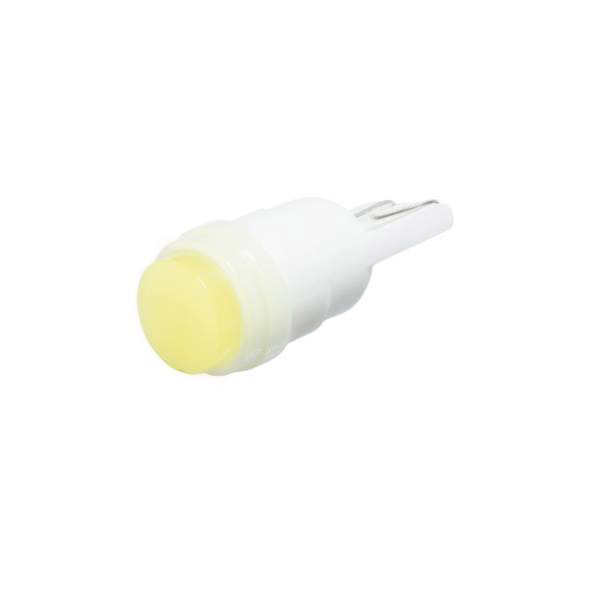 Лампа светодиодная T10 (W5W) 12V 1 SMD диод 1-конт. фарфор Белая SKYWAY 185794