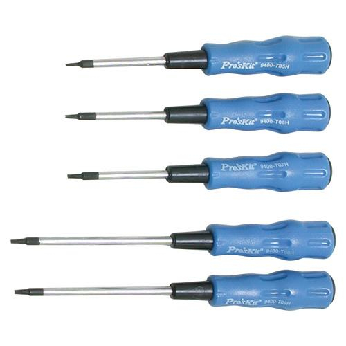 Набор отверток Torx Proskit SW-2125H (5шт.) T5H, T6H, T7H, T8H, T9H