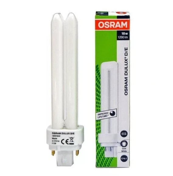 Лампа люминесцентная DULUX D 18W/840 G24d-2
