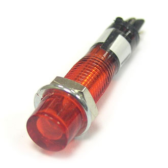 Лампа неоновая N-814 220V (красный)
