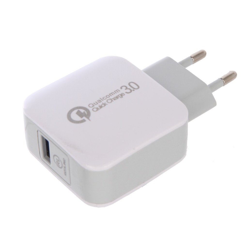 Сетевое зарядное устройство Red Line USB (модель NQC-4) 3А белый Функция быстрой зарядки 16519