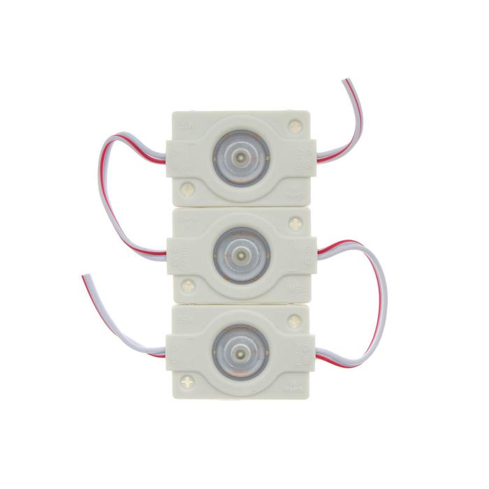 Светодиодный модуль 1,5 Вт, 1LED, IP68, 12В, белый 6937313