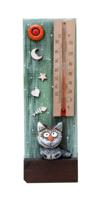 Термометр котик