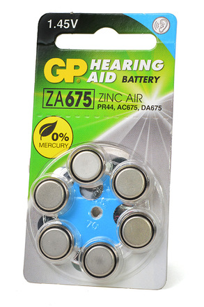 Батарея GP ZA675 BL6 PR44