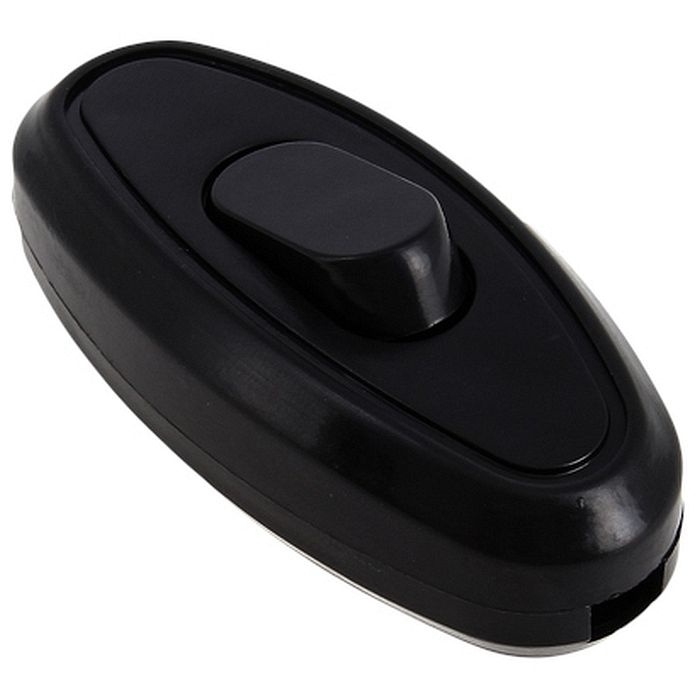 Переключатель бра 6А 250В UNIVersal A0106 черный