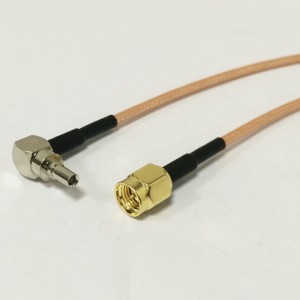 40300 Пигтейл 15 см. SMA папа-CRC9 угловой