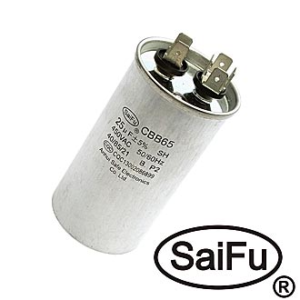 Конденсатор CBB-65 25мкФ 450В 5% 50Hz (60Hz) SAIFU