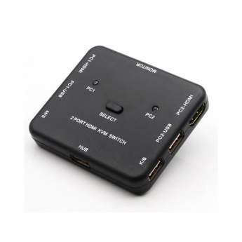 KVM Переключатель на 2 компьютера ORIENT HS21 HDMI+USB