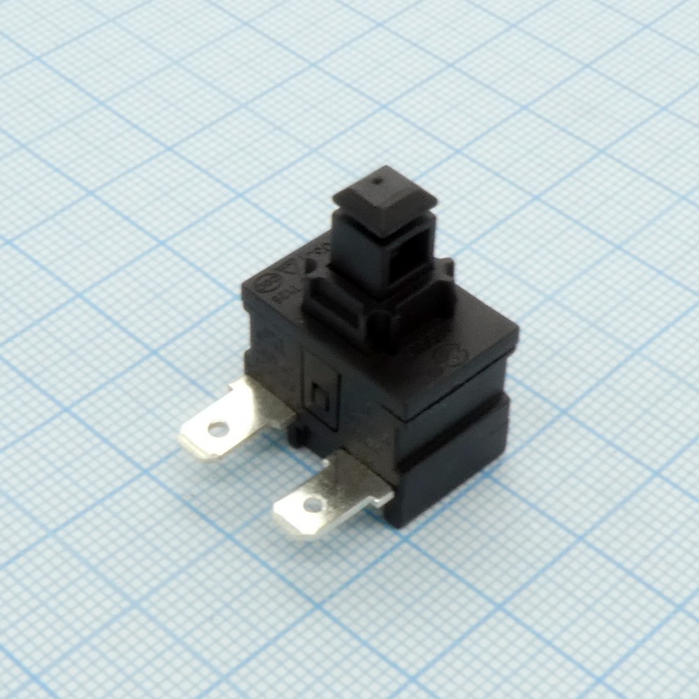 Кнопка DS SC-7097DR ФЧЧ, 1 группа на замыкание, угловая, 220VAC, 12(10)A