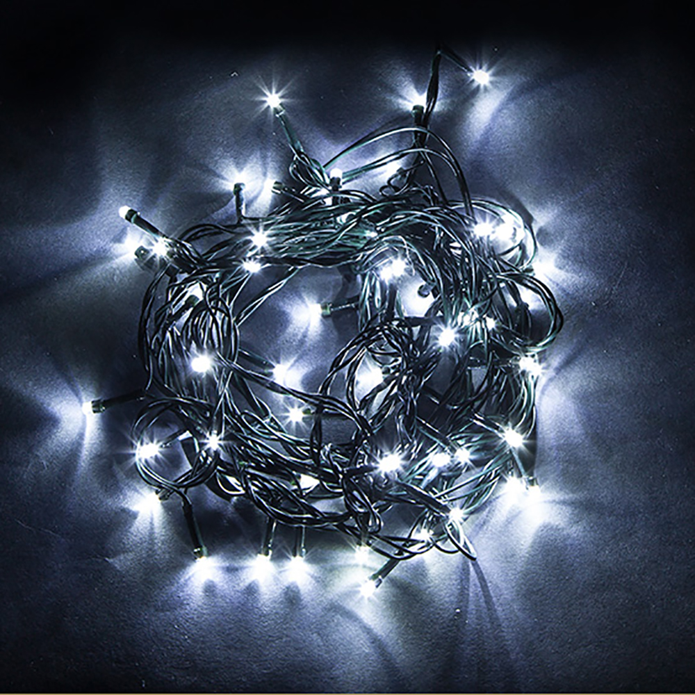 CL33 Гирлянда линейная, 100 LED, статичное свечение, 5000К, 10 м +1.5м черный шнур IP65
