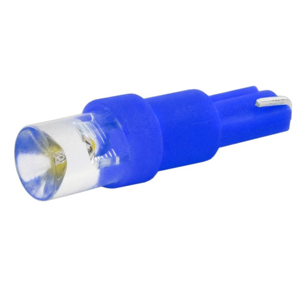 Лампа светодиодная T5 (W1,2W) 12V 1 LED диод 1-конт Синяя SKYWAY Панель min10