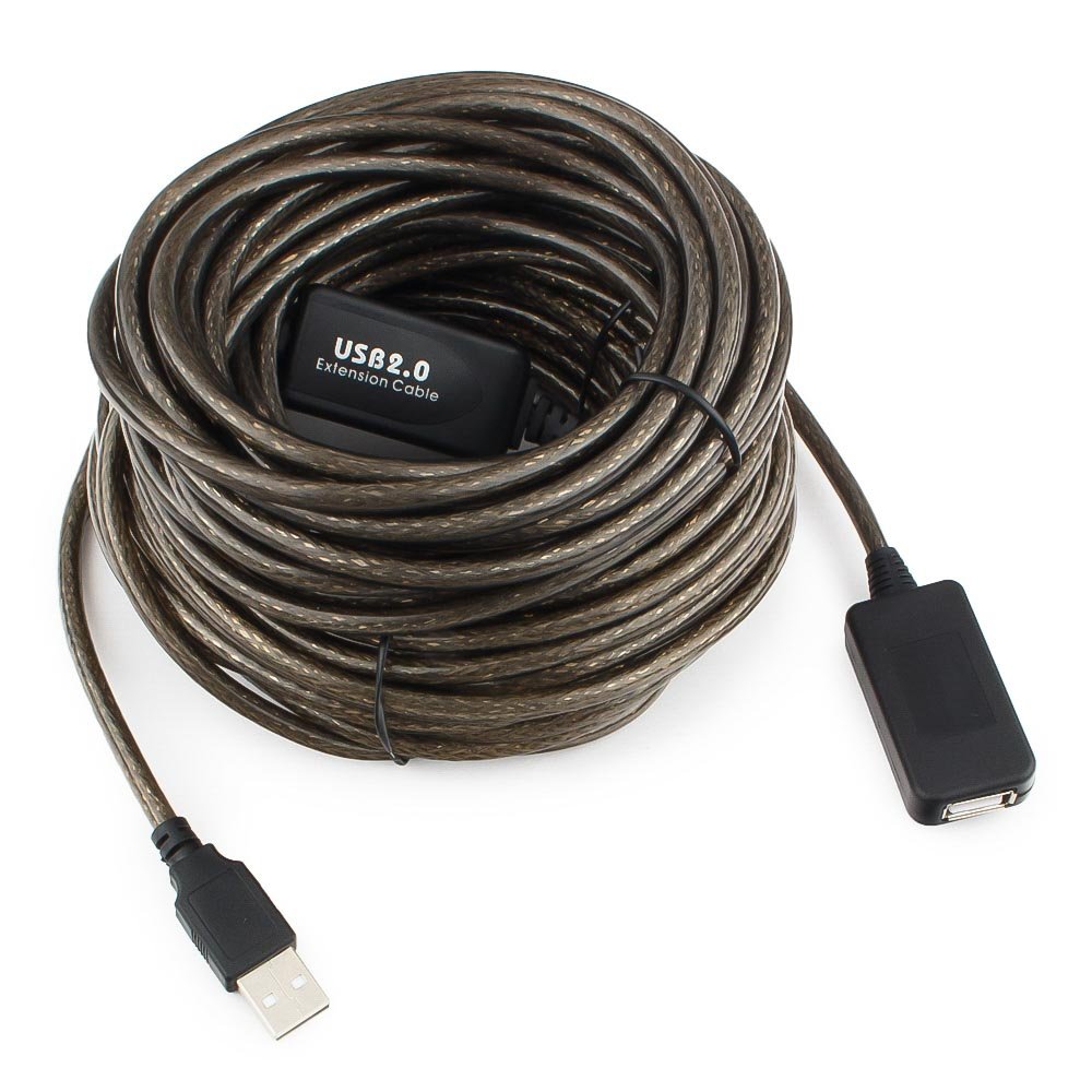 Шнур USB А шт - А гн 15м удлинитель с усилителем Cablexpert