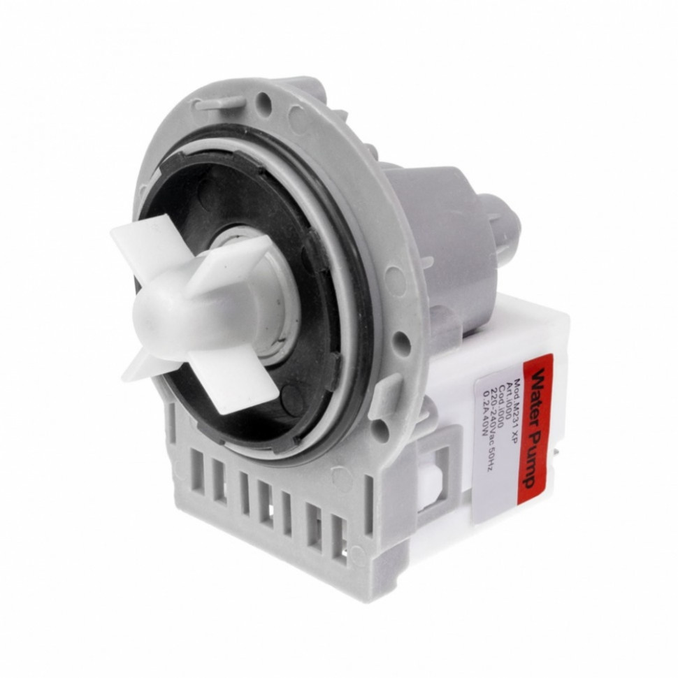 Сливной насос (помпа) 40W. клеммы на винтах, сзади раздельно 220V Pi000