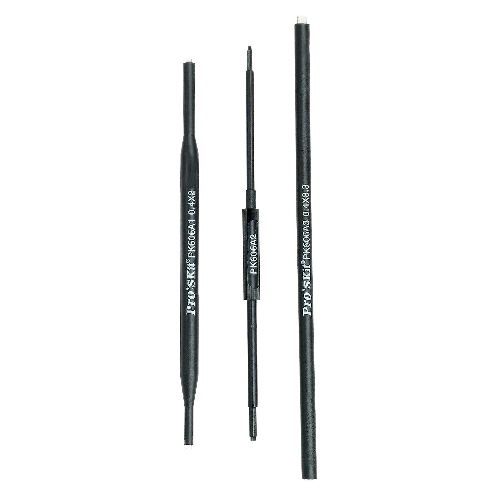 1PK-606A Pro'sKit Отвертки подстроечные из пластика в наборе (3 шт.)