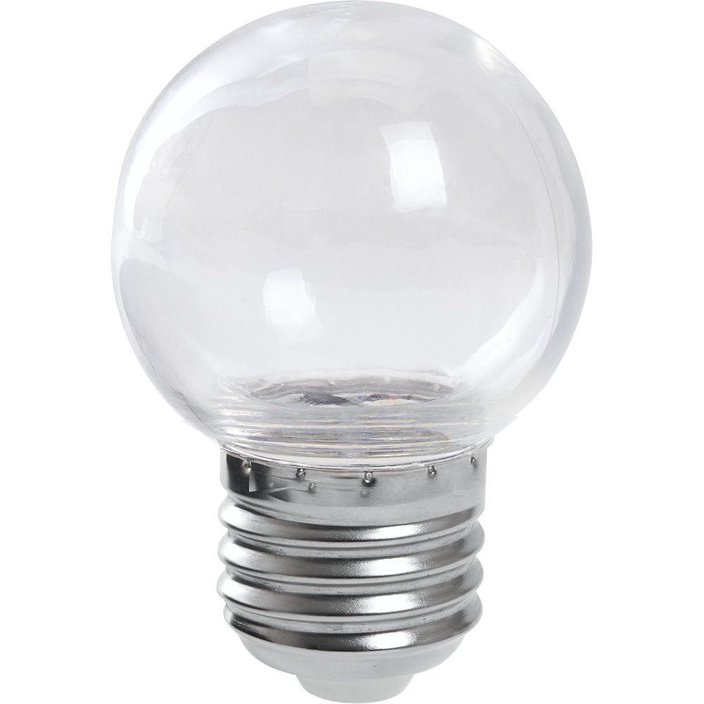 Лампа светодиодная LB-37 1w E27 220V(шар) 2700К прозрачная 38119