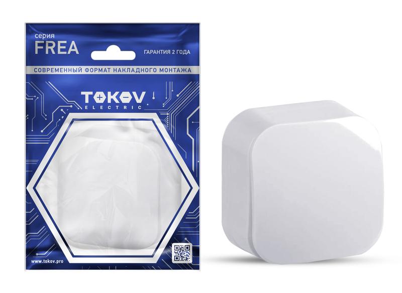 Выключатель 1ОП Frea 10A 250В белый TOKOV ELECTRIC TKE-FR-V1-C01