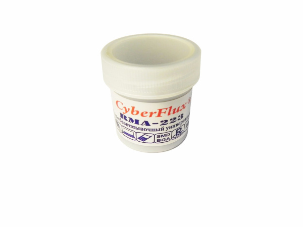Флюс CyberFlux RMA-223 20гр, безотмывочный универсальный