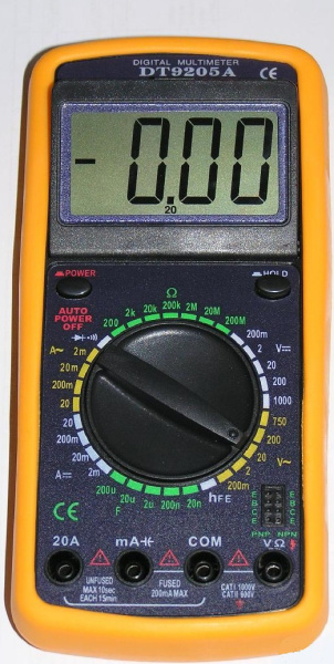 Мультиметр DT-9205A S-Line