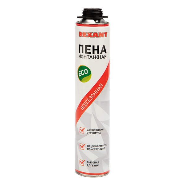 Пена монтажная для пистолета 40 литров  "Rexant eco" всесезонная 89-0903