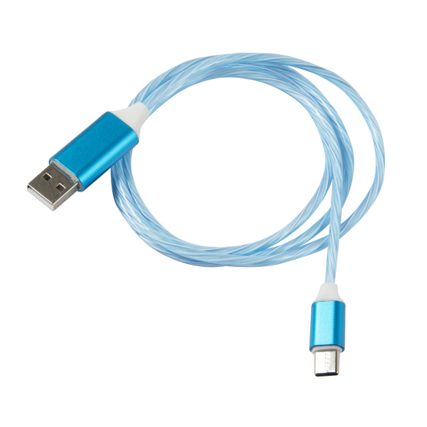 Шнур Red Line LED USB - TYPE-C, разные цвета 33998