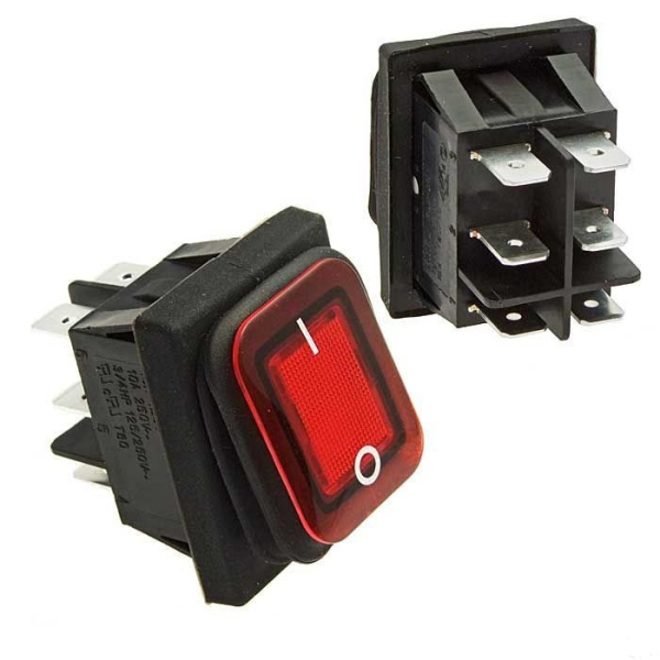 Переключатель SB091 ON-OFF 15А 250VAC влагозащищенный