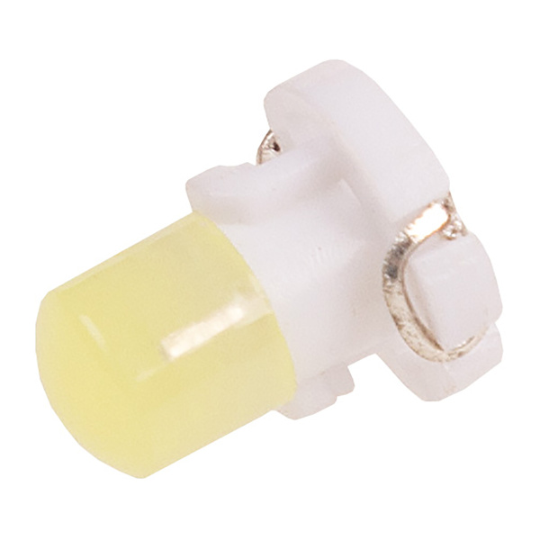 Лампа светодиодная T3 12V 1 COB диод 1-конт с патроном Белая SKYWAY 210078