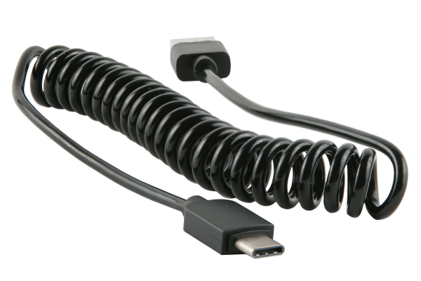 Шнур Red Line Spiral USB - Type-С, черный 2A 15710