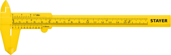 Штангенциркуль пластмассовый 150мм STAYER STANDARD 3440_z02