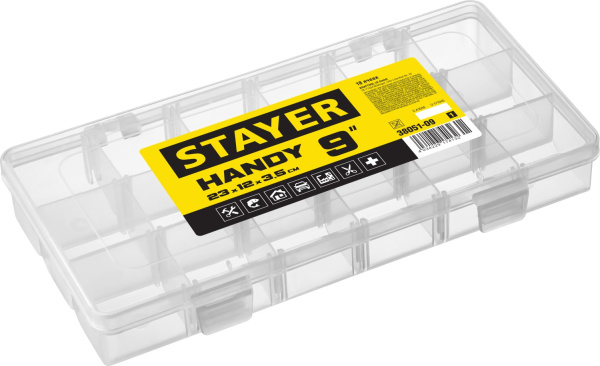 Органайзер пластиковый, STAYER ″HANDY-9″ 38051-09_z01