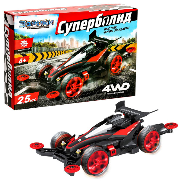 Электронный конструктор "Эврики" «Суперболид», 4WD 3102429