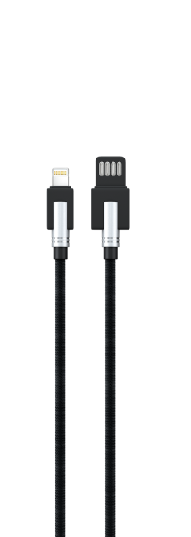 Шнур Red Line Rare USB - Lightning, черный 2A