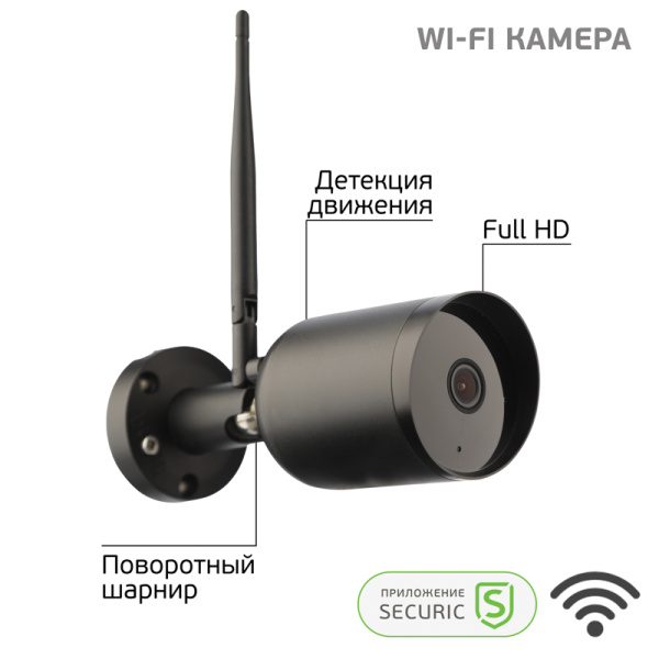 Cмарт-камера Wi-Fi SECURIC SEC-SF-101B