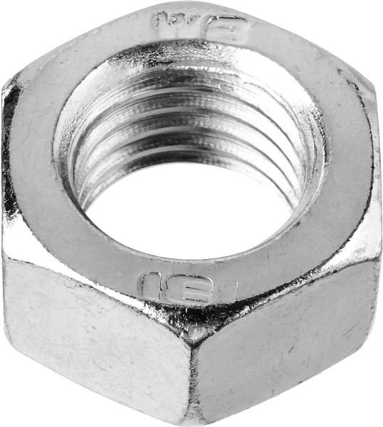 Гайка M4, ГОСТ 5927-70, кл. пр. 6, оцинкованная, ЗУБР //303556-04