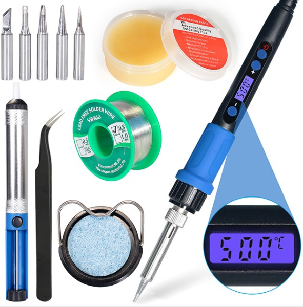Паяльник YH928D-I tool kit 2 паяльник с регулировкой, набор
