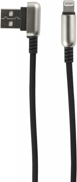 Шнур Red Line Loop USB - Lightning, черный/красный 16349/16350