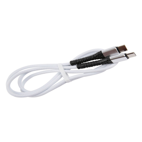 Шнур USB Type-C - Type-C mObility 3A белый 24629