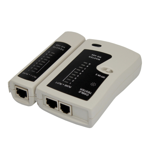 Тестер кабеля 468 (RJ45+RJ11) PROconnect 12-1006-4