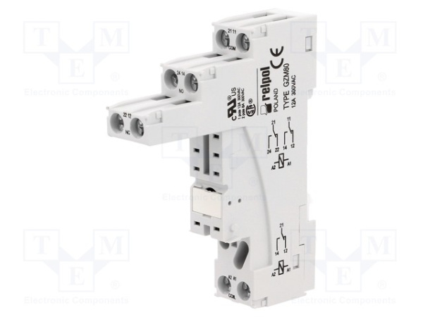 Цоколь GZM80 на ДИН-рейку, для RM84,RM85,RM87L,RM87P